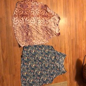 Two dressy tank tops.